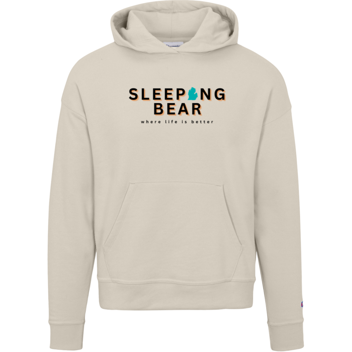 Sleeping Bear~Where Life is Better Women's Beachcomber Hoodie