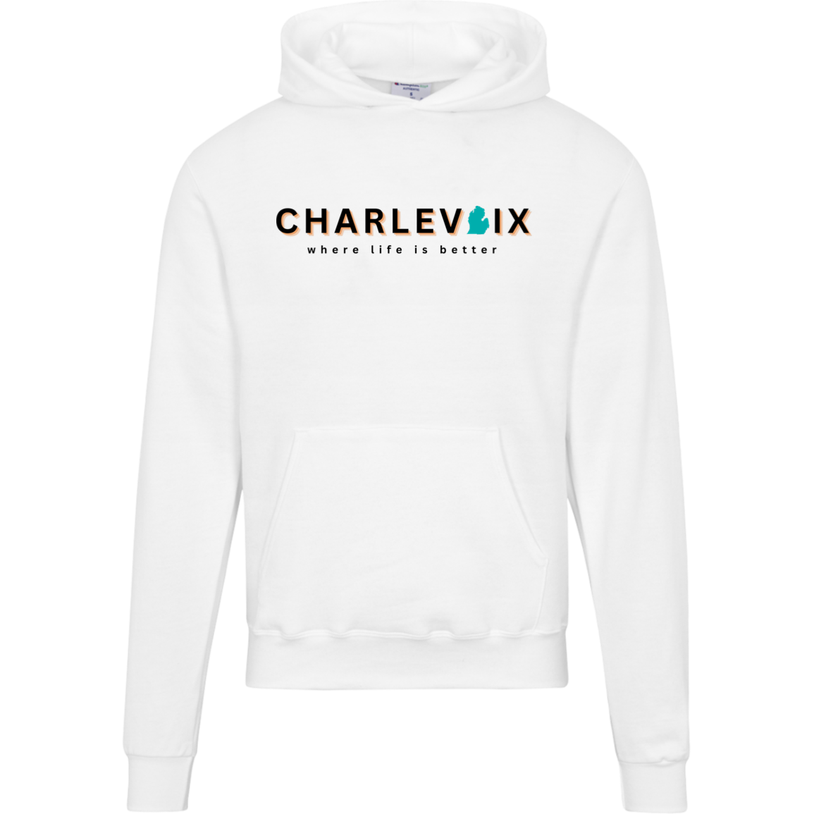 Charlevoix~Where LIfe is Better Men's Beachcomber Hoodie