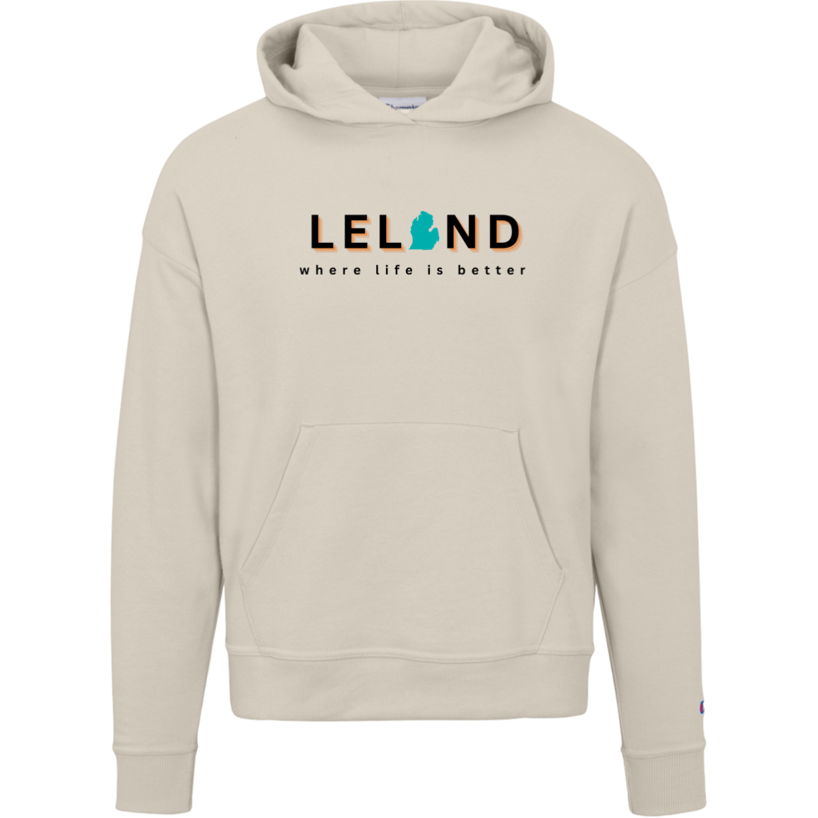 Leland~Where Life is Better Women's Beachcomber Hoodie