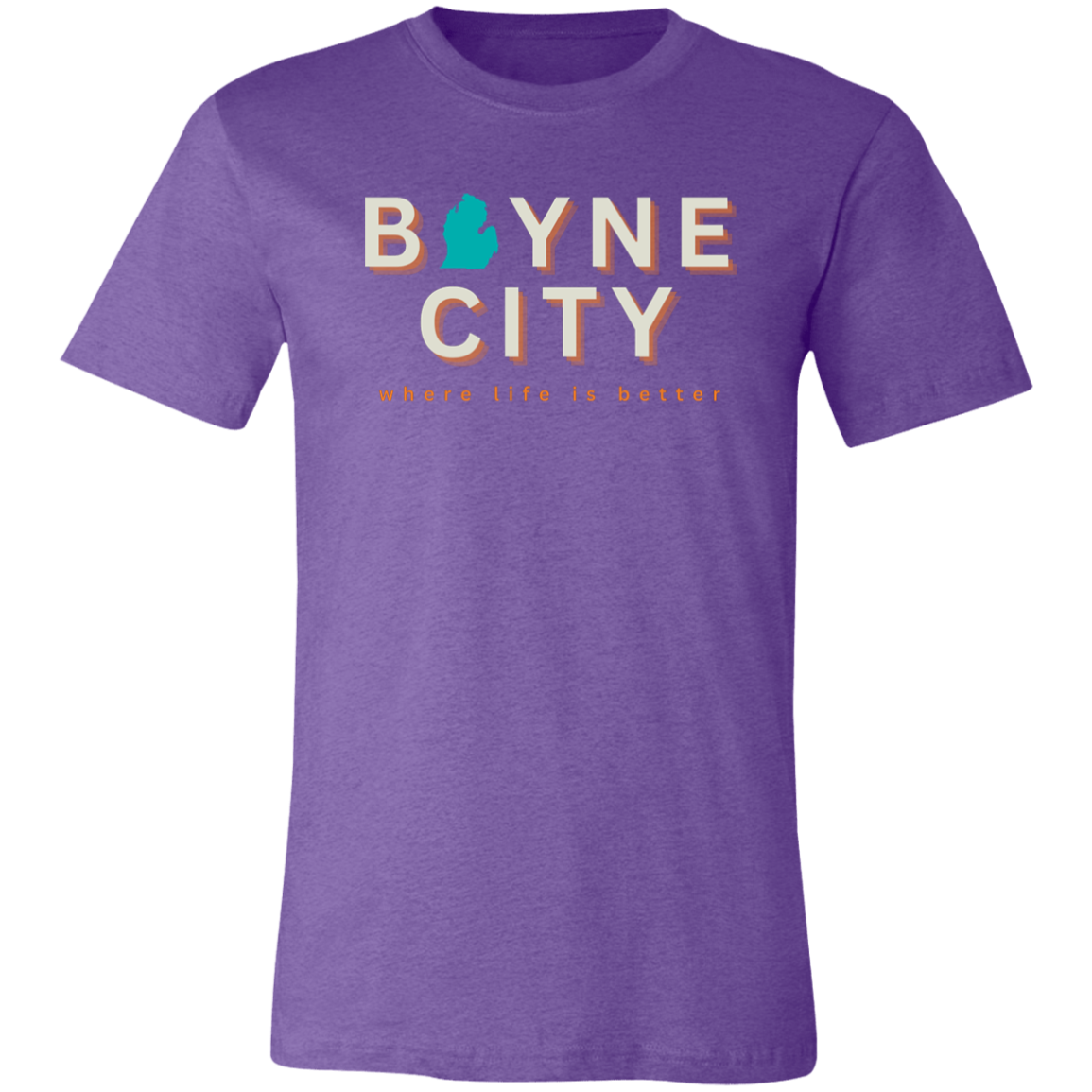 Boyne City ~Where Life is Better  Unisex Jersey Tee