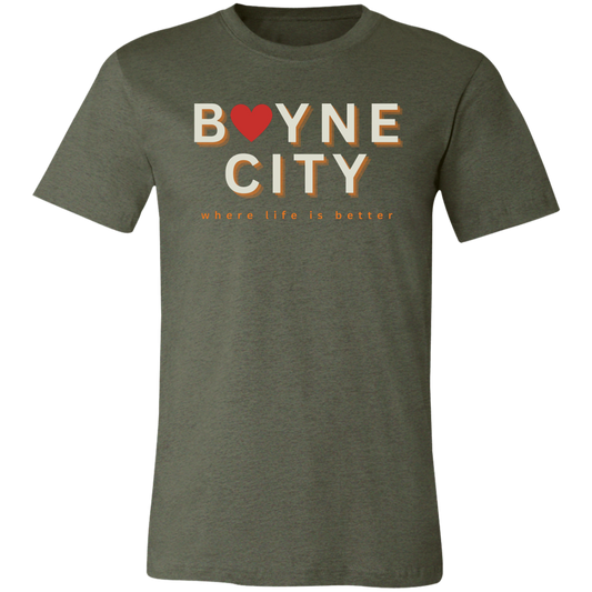 Boyne City ~Where Life is Better Unisex Jersey Tee