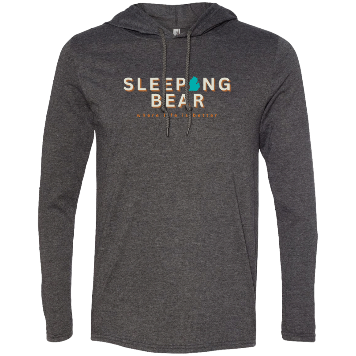 Sleeping Bear~Where Life is Better Super-Lite Unisex Hoodie