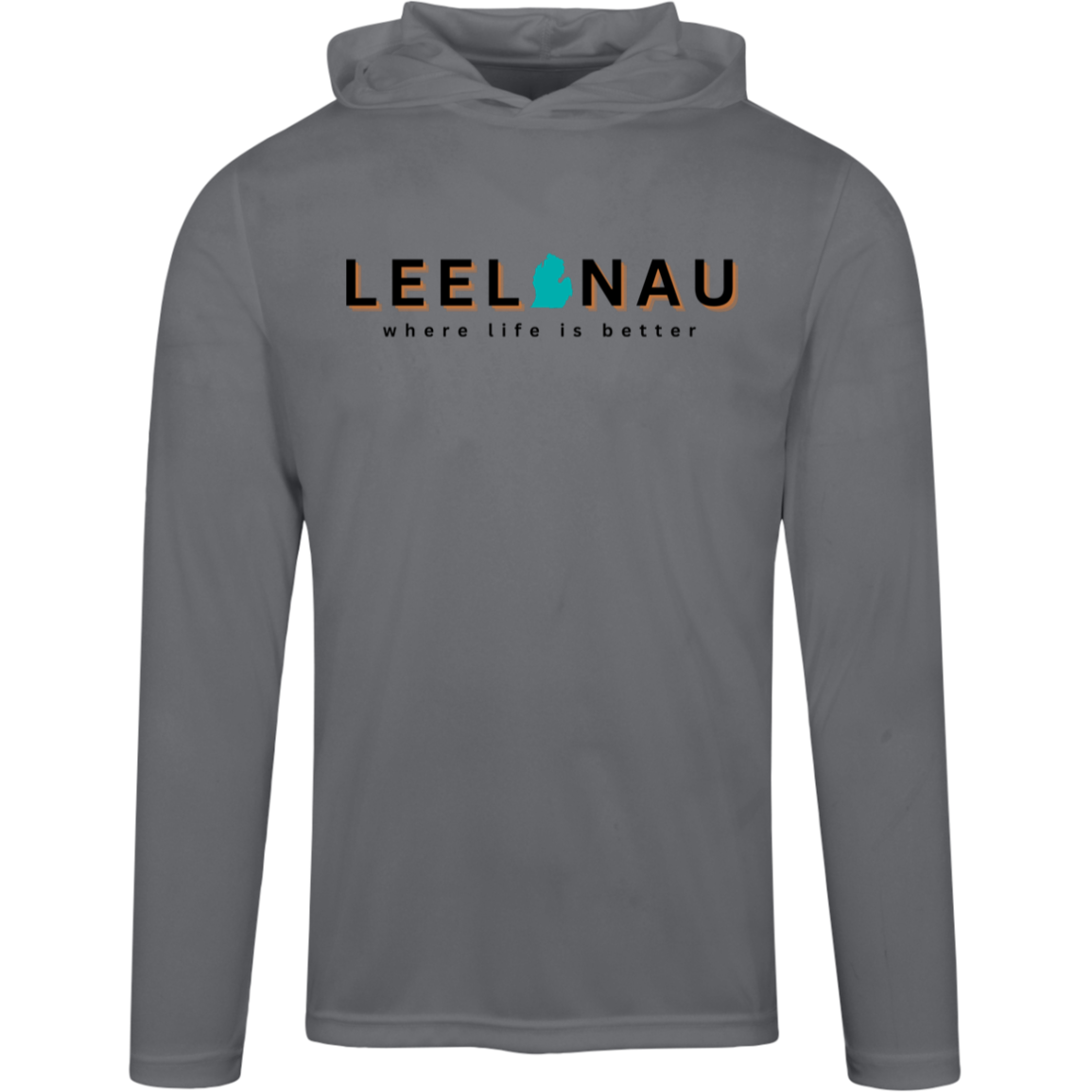 Leelanau~Where Life is Better Men's Super-Lite Performance Hoodiee