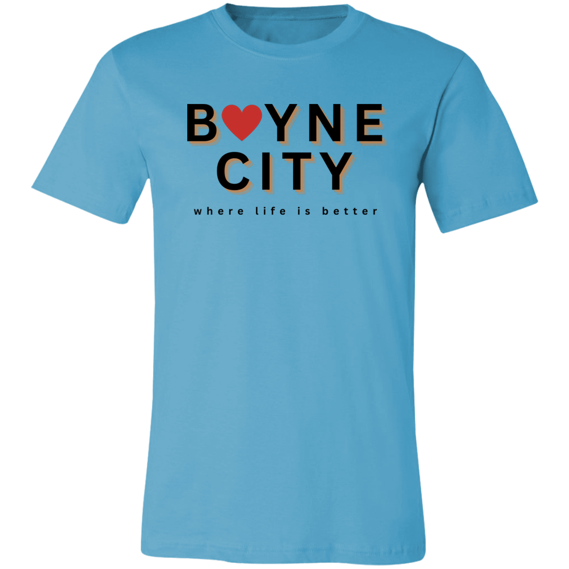 Boyne City ~Where Life is Better Unisex Jersey Tee