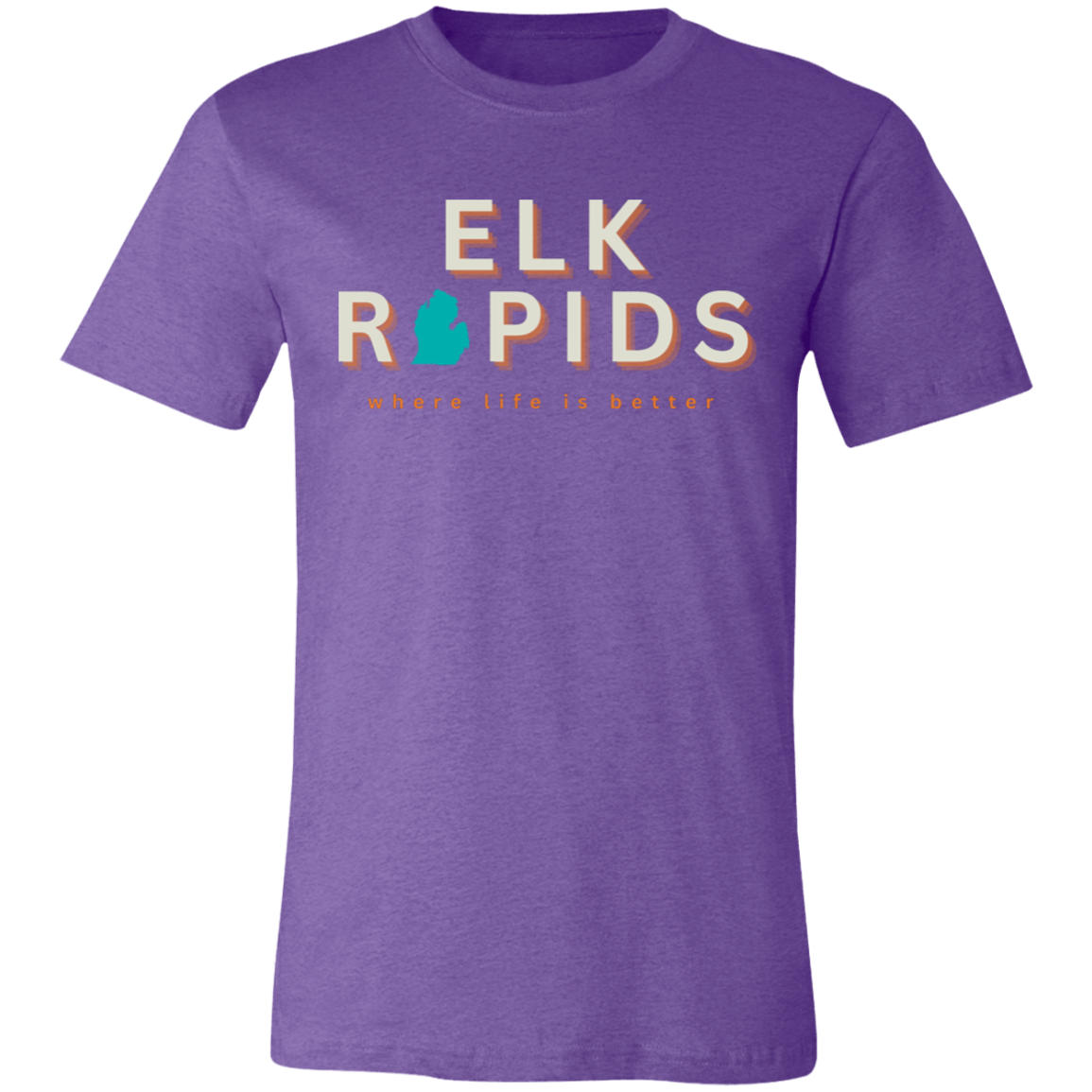 Elk Rapids ~Where Life is Better Unisex Jersey Tee