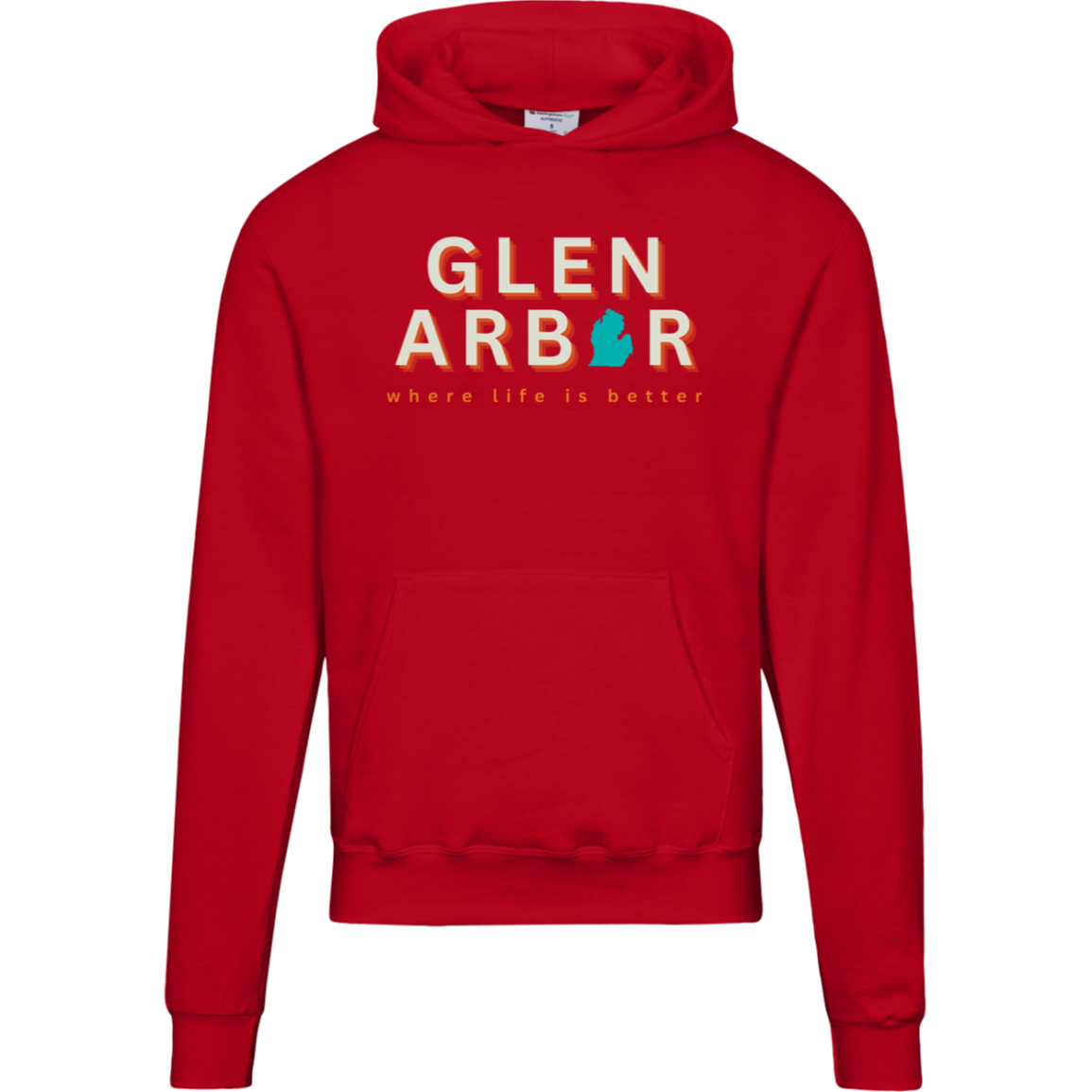 Glen Arbor~Where Life is Better Men's Beachcomber Hoodie