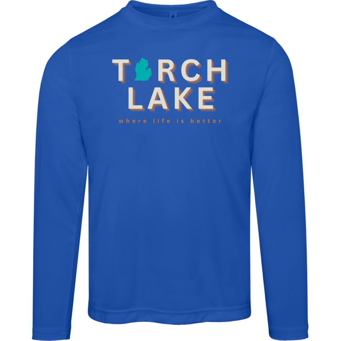 Torch Lake~Where Life is Better Men's Performance Tee