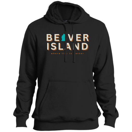 Beaver Island ~Where Life is Better Men's Beachcomber Hoodie