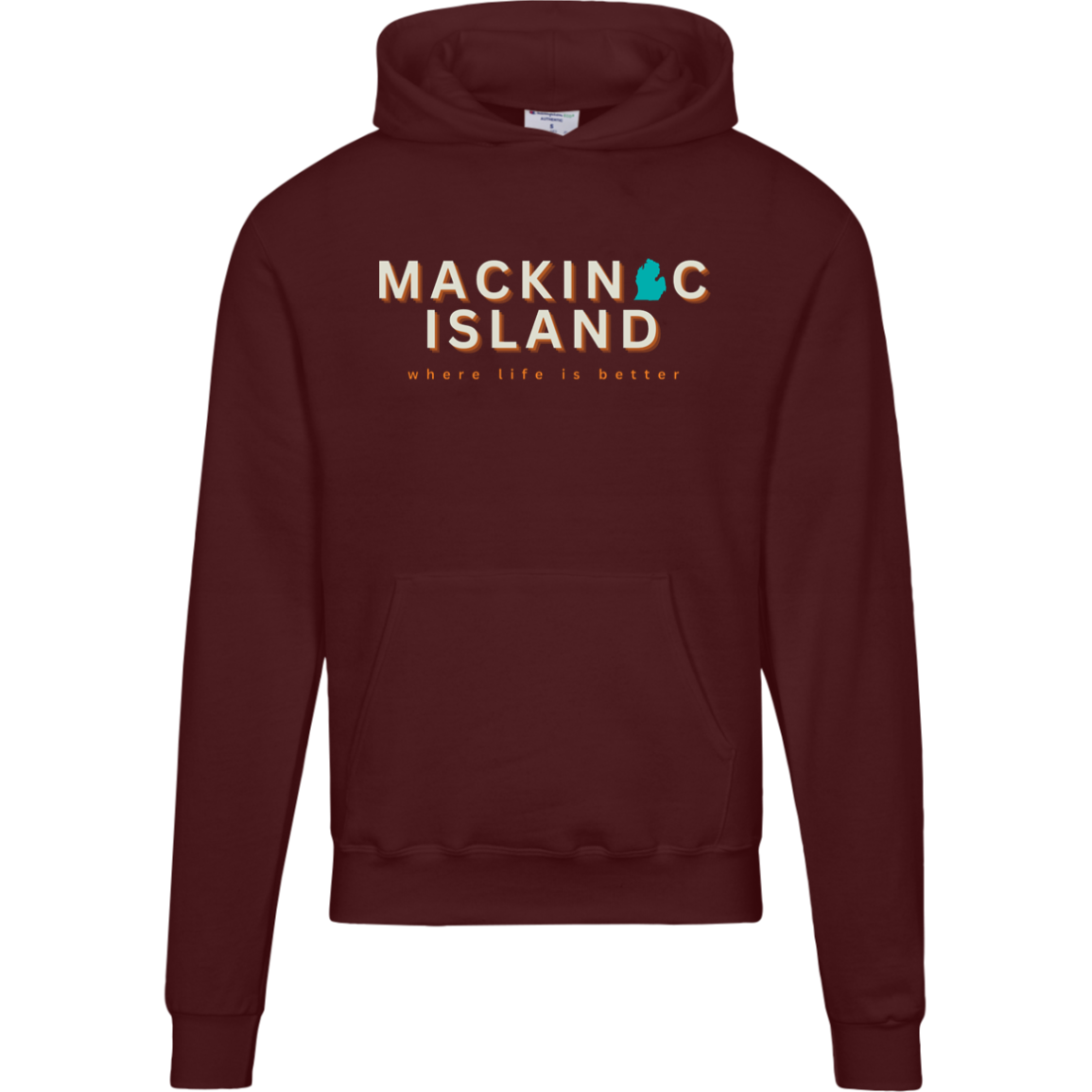 Mackinac Island~Where Life is Better Men's Beachcomber Hoodie