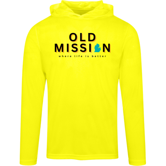 Old Mission~Where Life is Better Men's Super-Lite Performance Hoodie