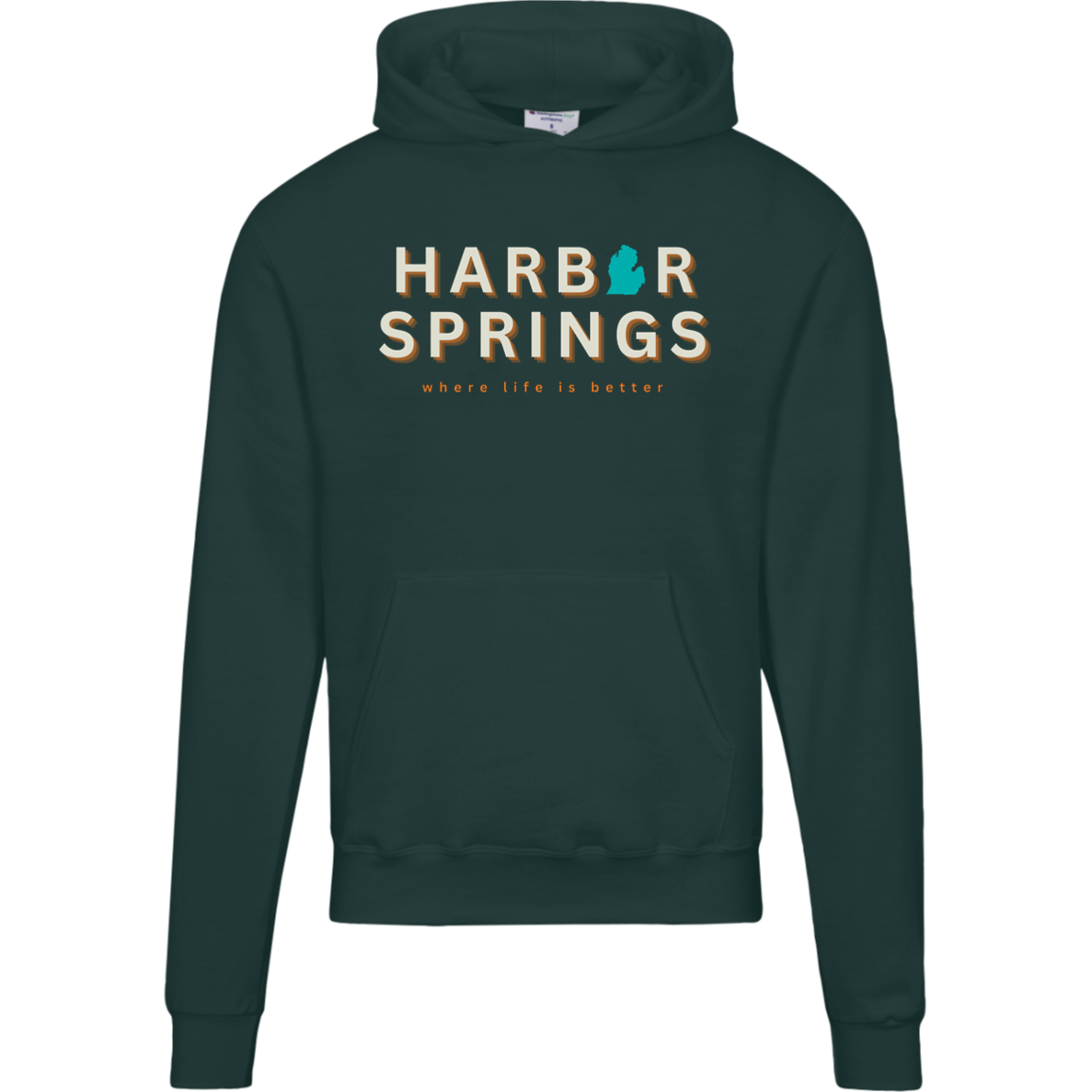 Harbor Springs~Where Life is Better Men's Beachcomber Hoodie