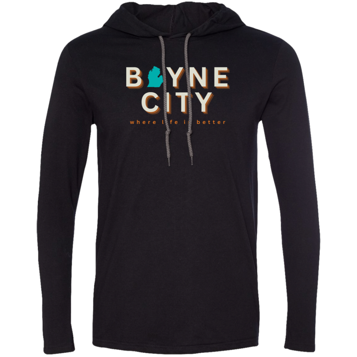 Boyne City~Where Life is Better Super-Lite Unisex Hoodie