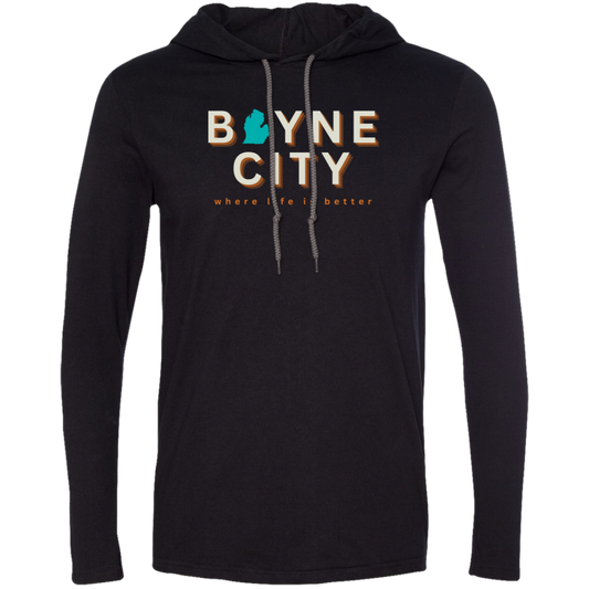 Boyne City~Where Life is Better Super-Lite Unisex Hoodie