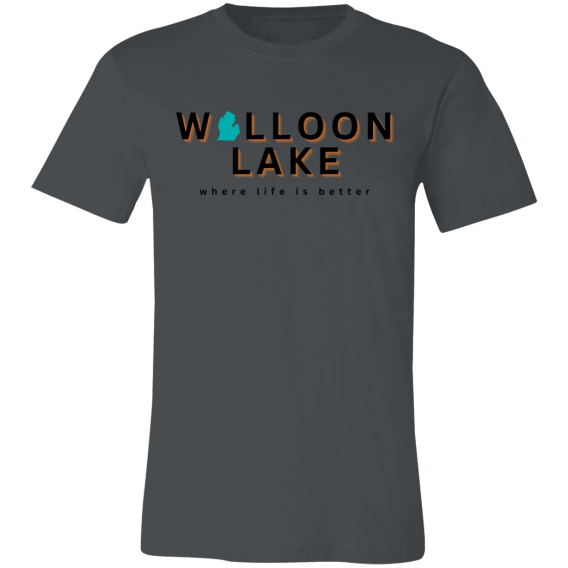 Walloon Lake ~Where Life is Better  Unisex Jersey Tee