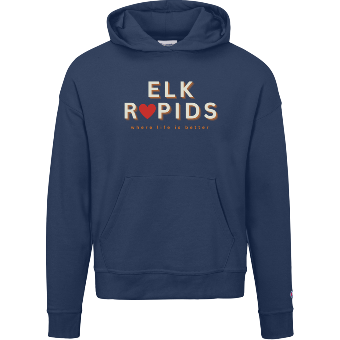 Elk Rapids~Where Life is Better Women's Beachcomber Hoodie