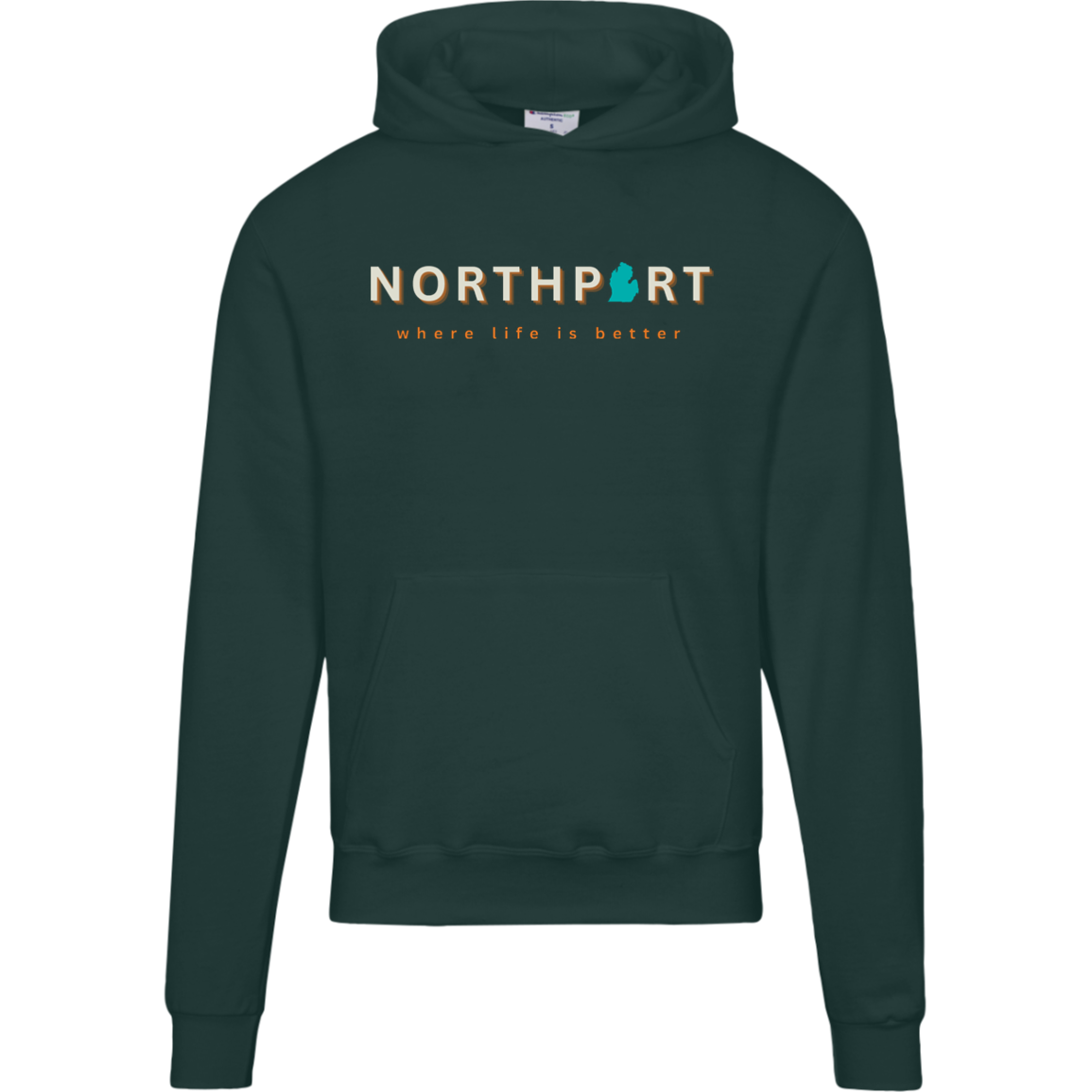 Northport~Where Life is Better Men's Beachcomber Hoodie