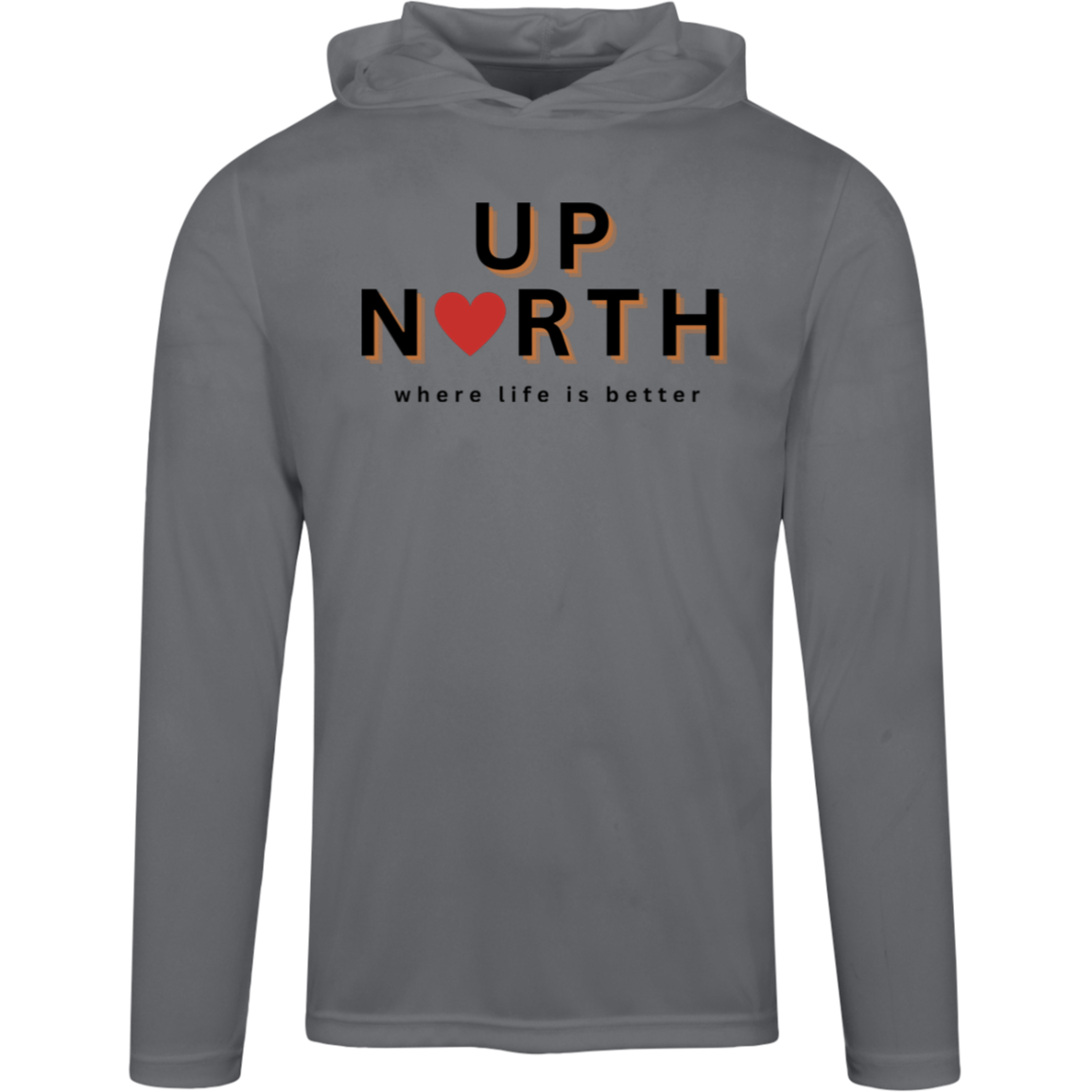 Up North~Where Life is Better Men's Super-Lite Performance Hoodie