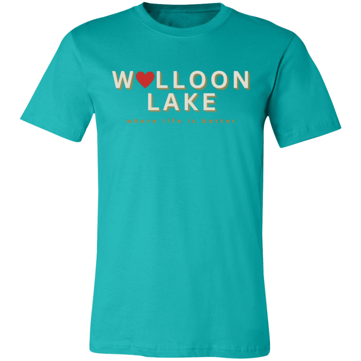 Walloon Lake ~Where Life is Better  Unisex Jersey Tee