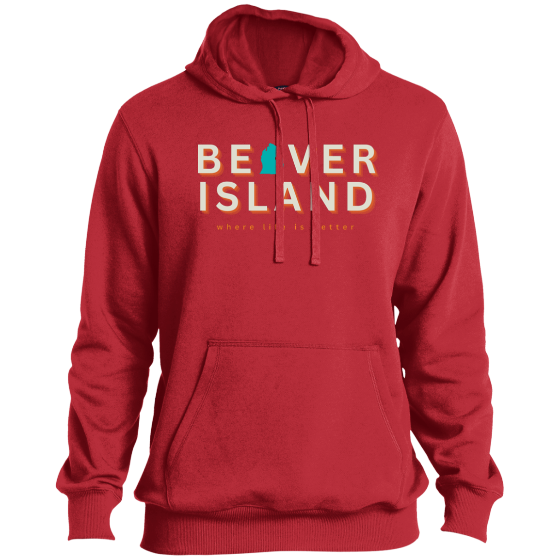 Beaver Island ~Where Life is Better Men's Beachcomber Hoodie