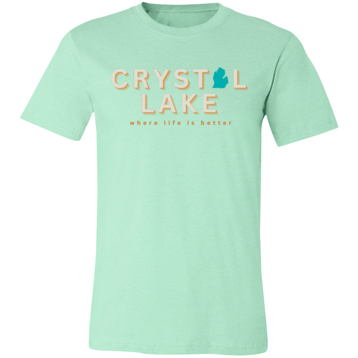 Crystal Lake ~Where Life is Better Unisex Jersey Tee