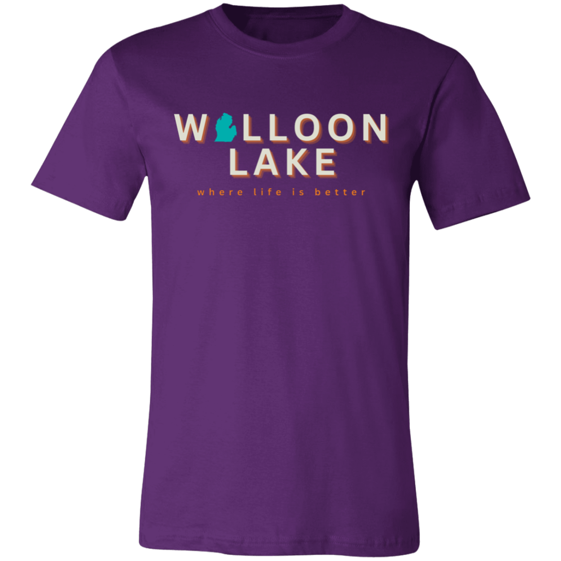 Walloon Lake ~Where Life is Better Unisex Jersey Tee