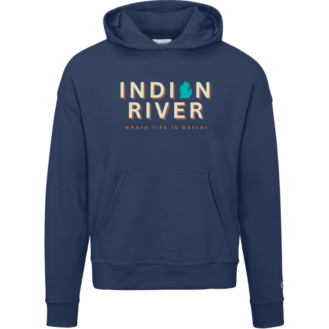 Indian River~Where Life is Better Women's Beachcomber Hoodie