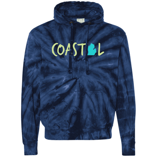 Coastal Michigan Unisex Tie-Dyed Pullover Hoodie