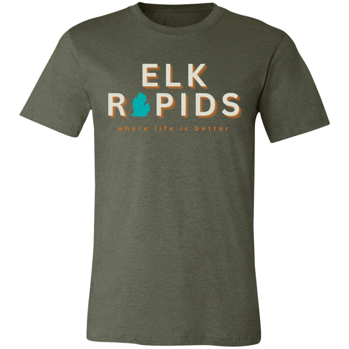 Elk Rapids ~Where Life is Better Unisex Jersey Tee