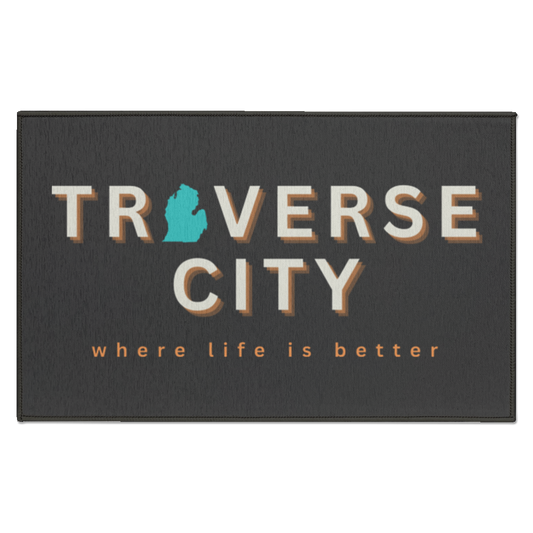 Traverse City ~Where Life is Better Indoor Accent Rug