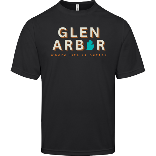 Glen Arbor~Where Life is Better Men's Performance Tee