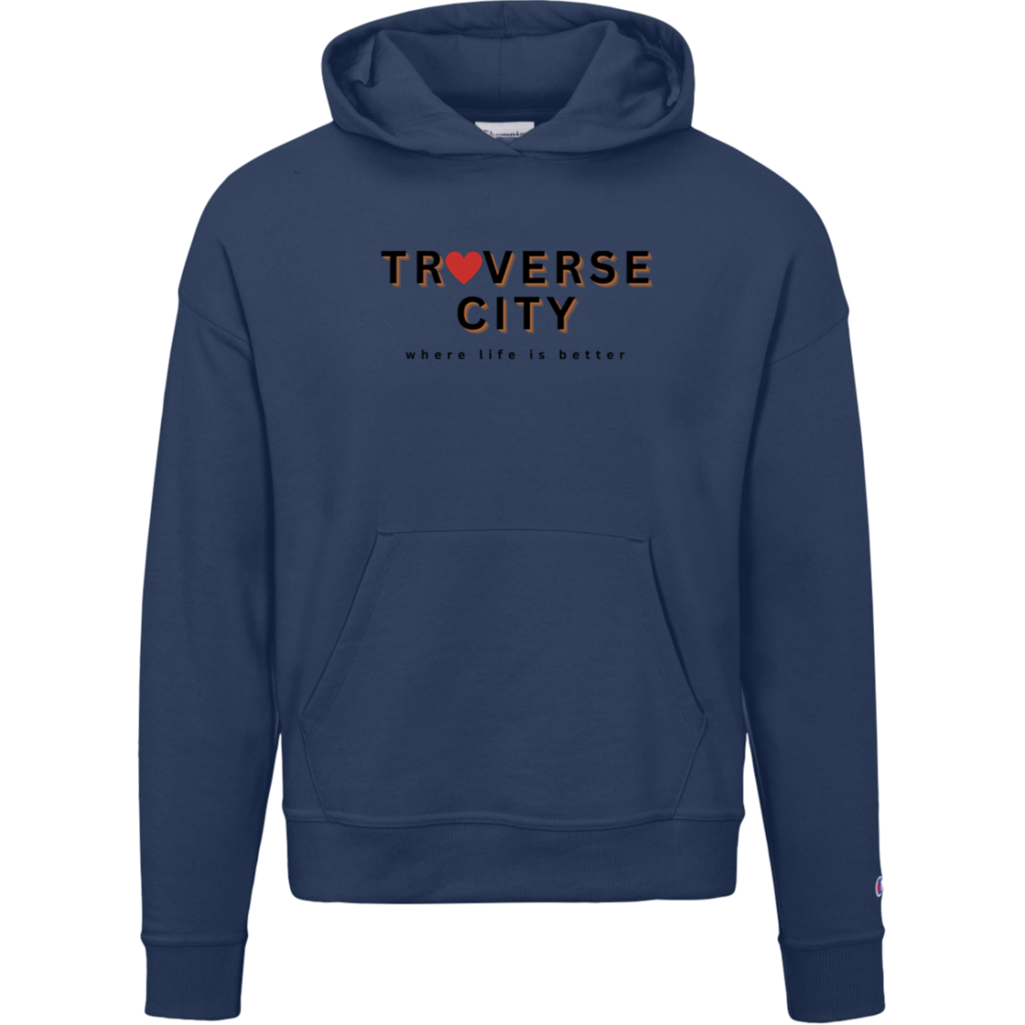 Traverse City~Where Life is Better Women's Beachcomber Hoodie