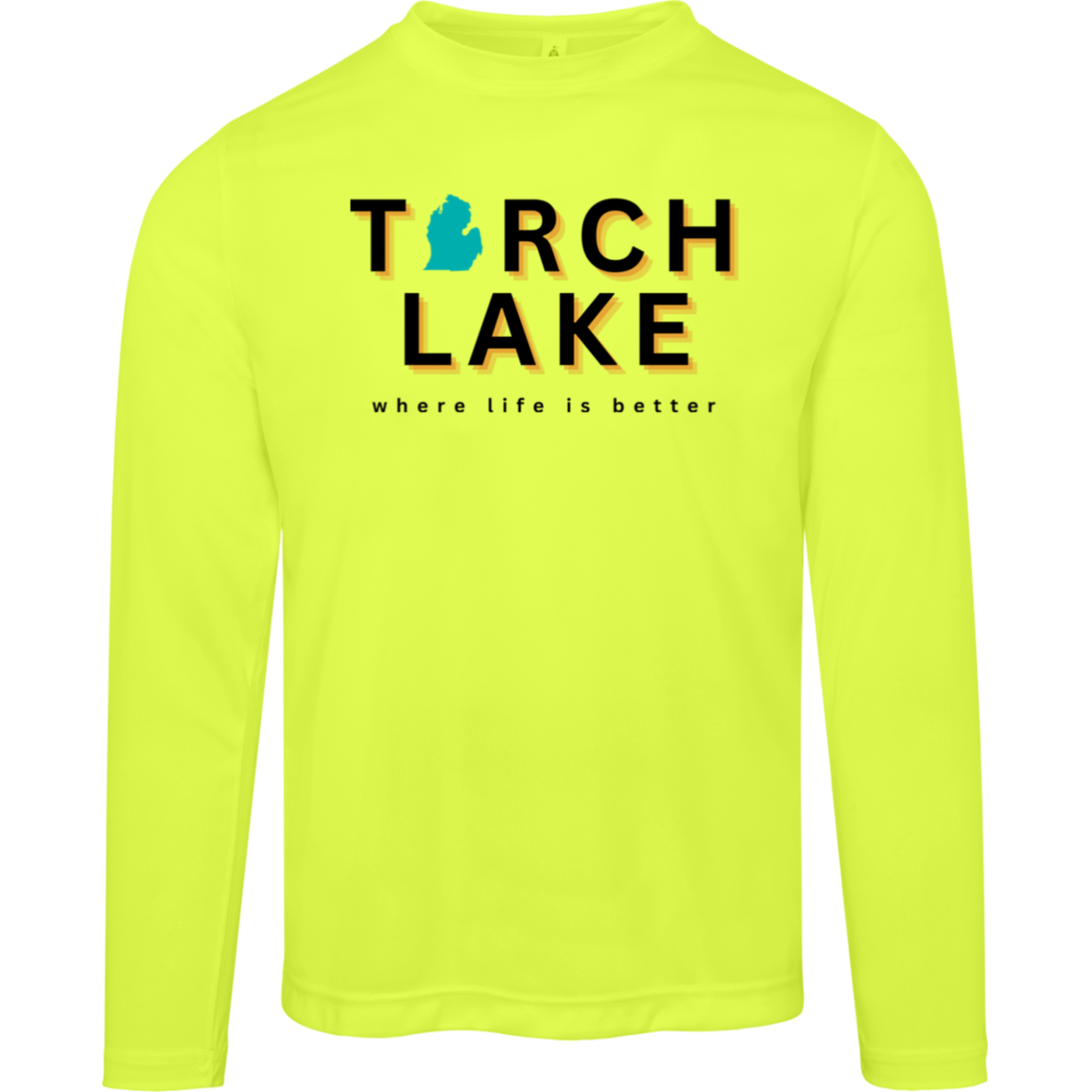 Torch Lake~Where Life is Better Men's Performance Tee