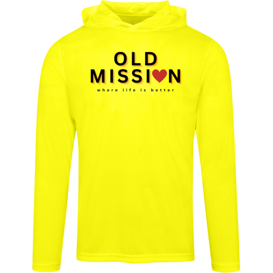 Old Mission~Where Life is Better Men's Super-Lite Performance Hoodie