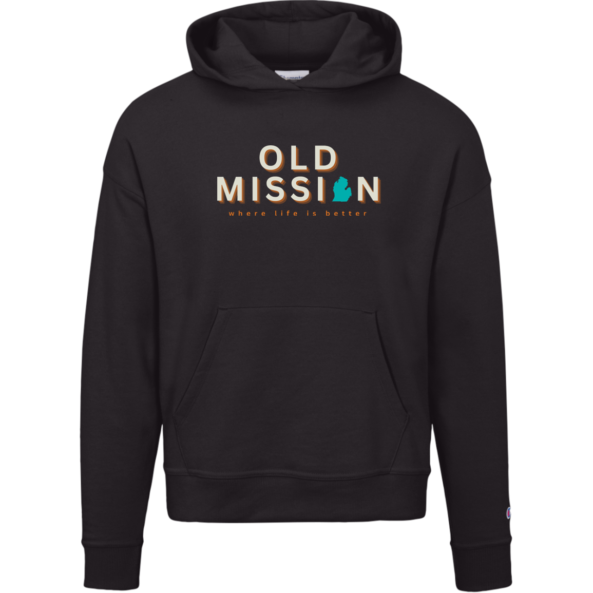 Old Mission~Where Life is Better Women's Beachcomber Hoodie