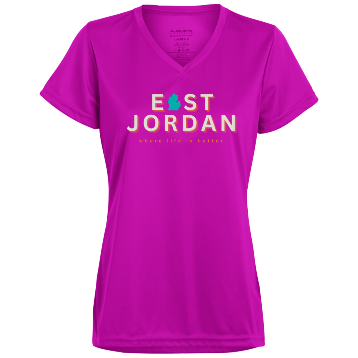 East Jordan ~Where Life is Better Ladies’ Performance Tee