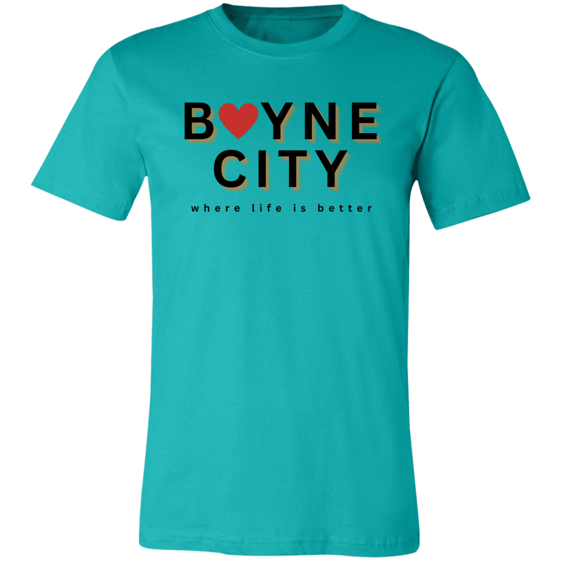 Boyne City ~Where Life is Better Unisex Jersey Tee