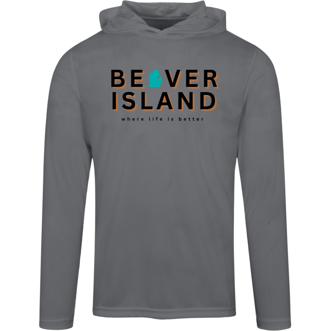 Beaver Island~Where Life is Better Men's Supper-Lite Performance Hoodie