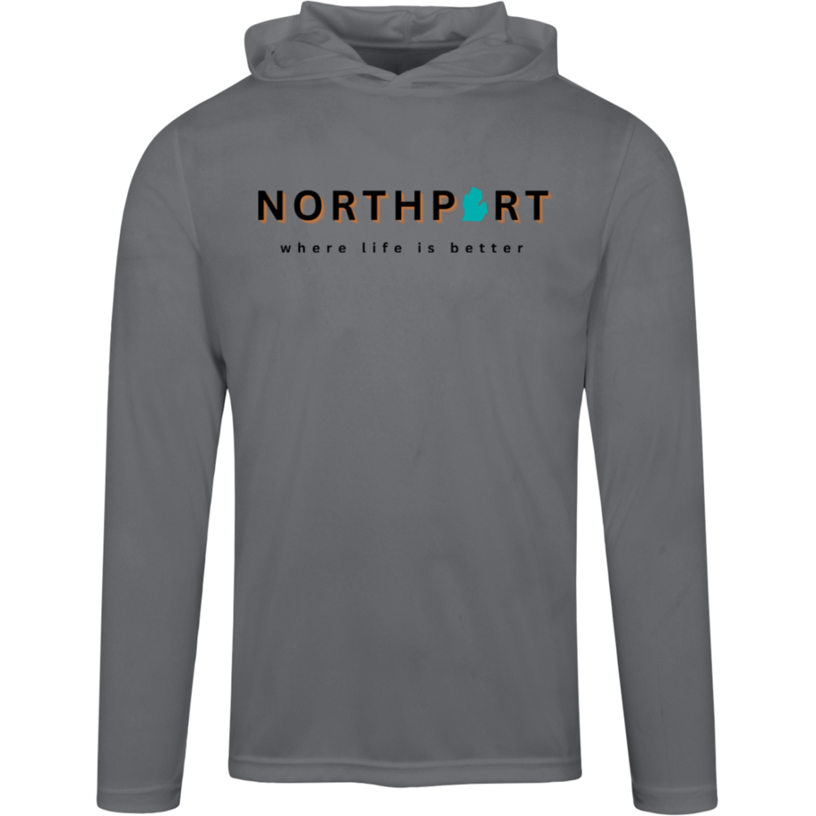 Northport~Where Life is Better Men's Super-Lite Performance Hoodie