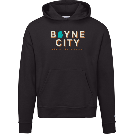 Boyne City~Where Life is Better Women's Beachcomber Hoodie