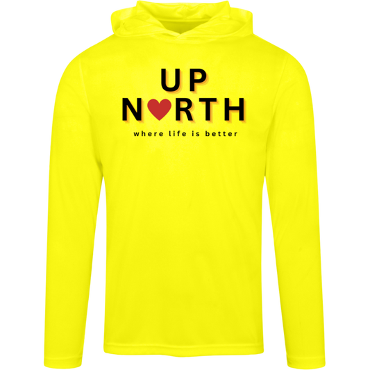 Up North~Where Life is Better Men's Super-Lite Performance Hoodie