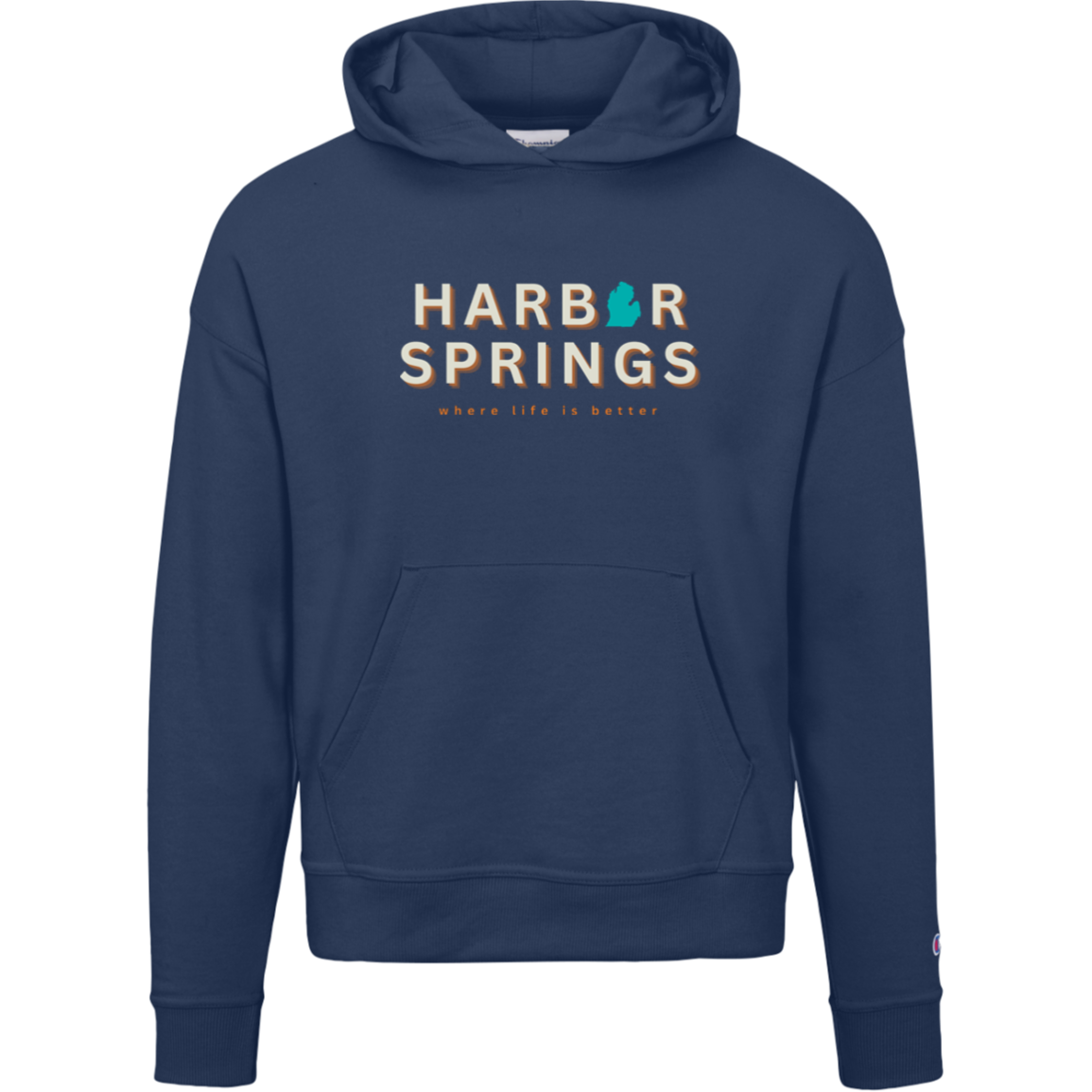 Harbor Springs~Where Life is Better Women's Beachcomber Hoodie