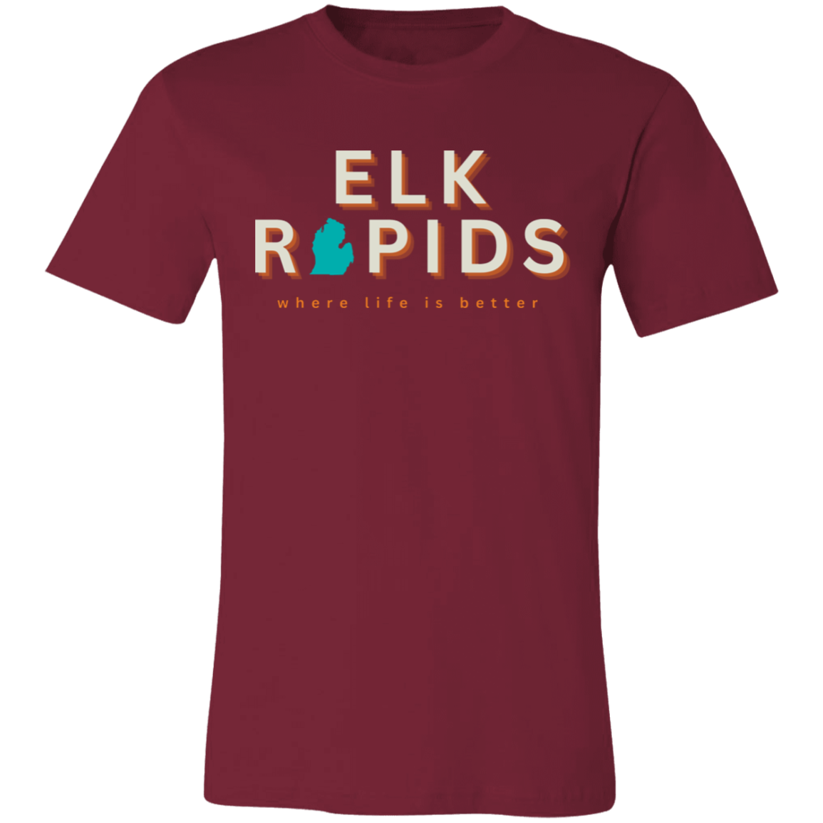 Elk Rapids ~Where Life is Better Unisex Jersey Tee