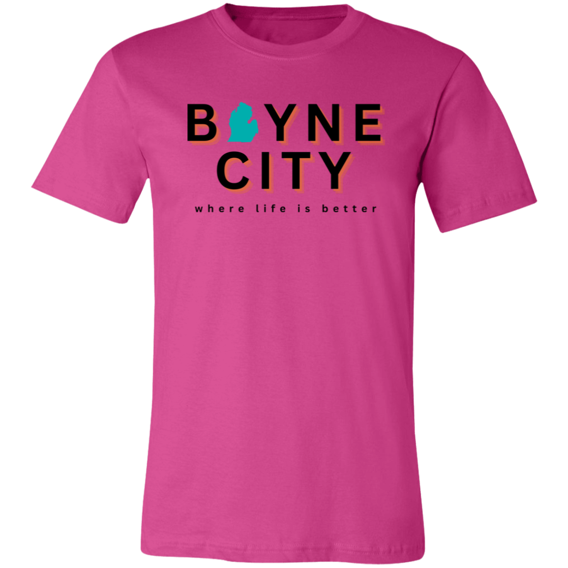 Boyne City ~Where Life is Better Unisex Jersey Tee