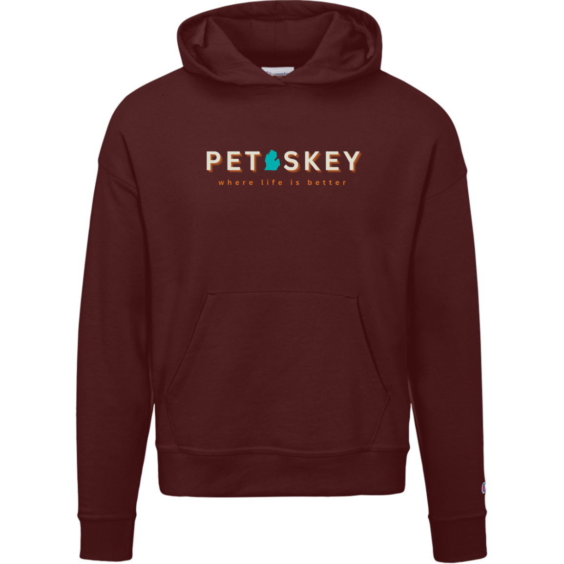 Petoskey~Where Life is Better Women's Beachcomber Hoodie