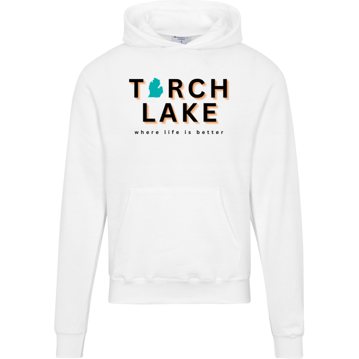 Torch Lake~Where Life is Better Men's Beachcomber Hoodie