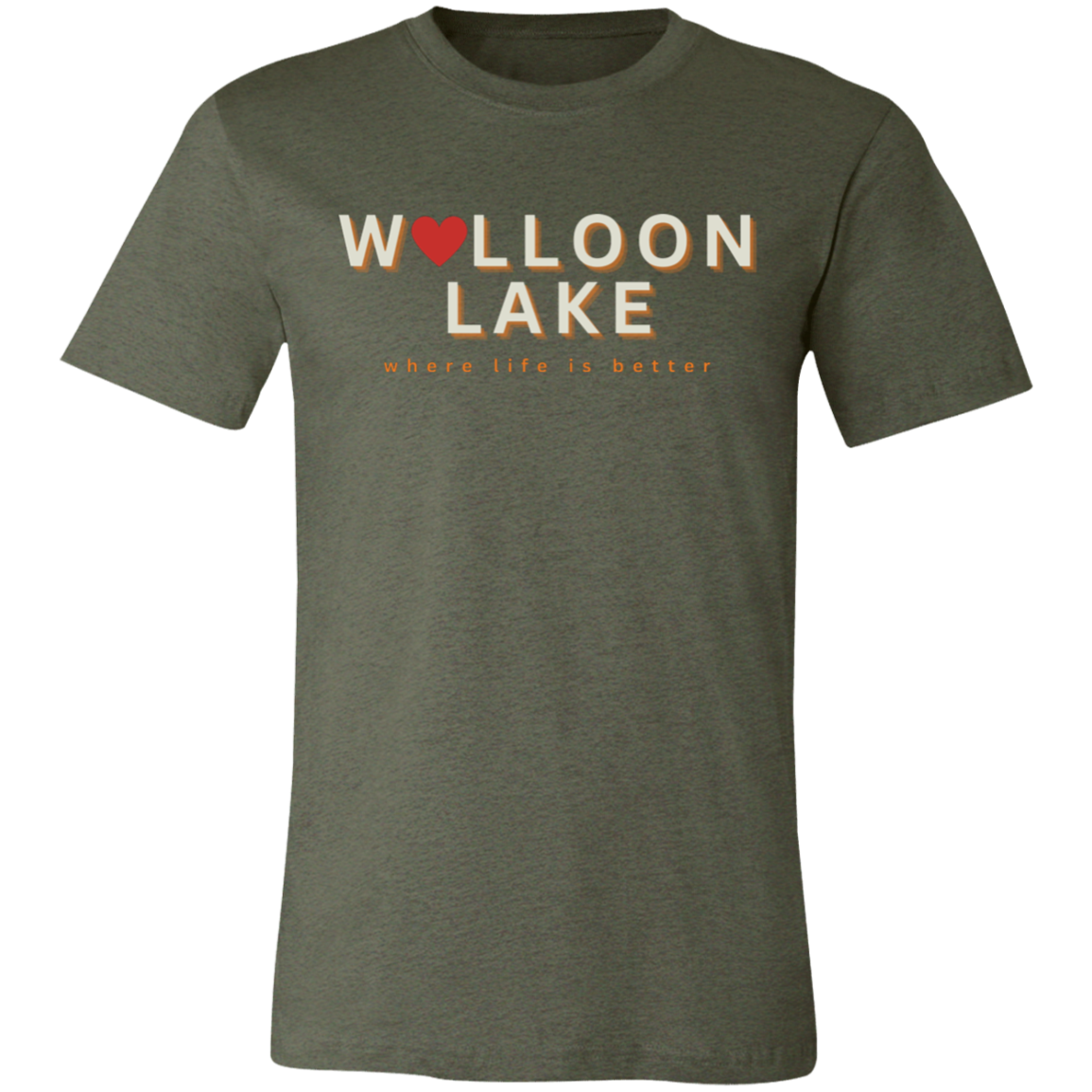 Walloon Lake ~Where Life is Better  Unisex Jersey Tee