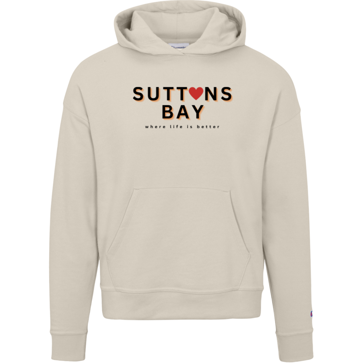 Suttons Bay~Where Life is Better Women's Beachcomber Hoodie