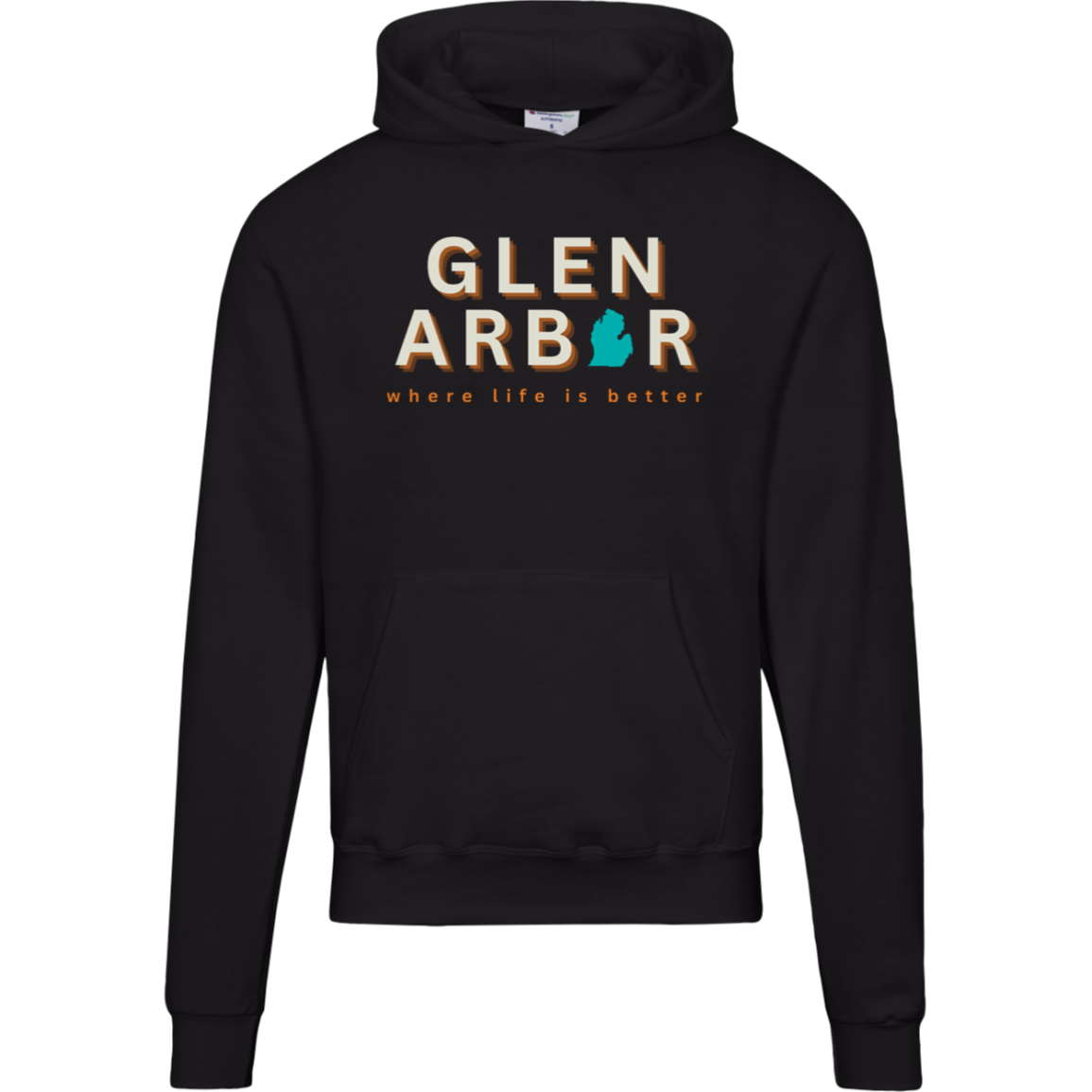 Glen Arbor~Where Life is Better Men's Beachcomber Hoodie