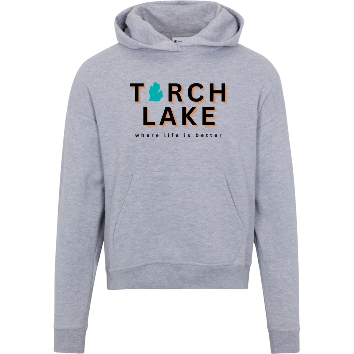 Torch Lake~Where Life is Bettter Women's Beachcomber Hoodie