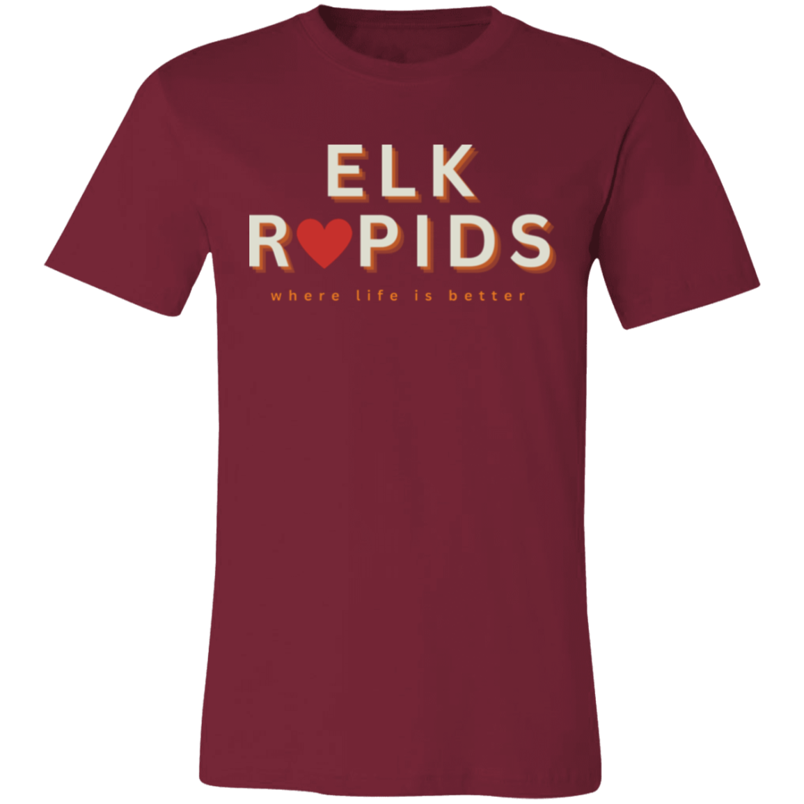 Elk Rapids ~Where Life is Better Unisex Jersey Tee